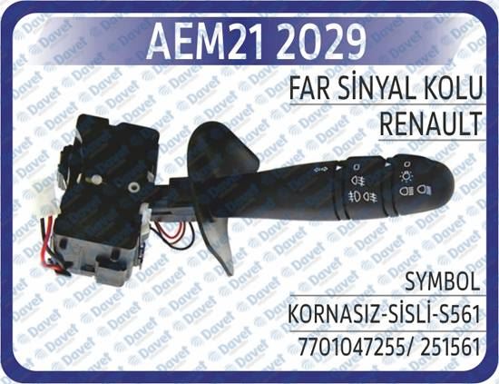 AEM 212029 Far Sinyal Kolu Symbol Kornasiz-Sisli-S561